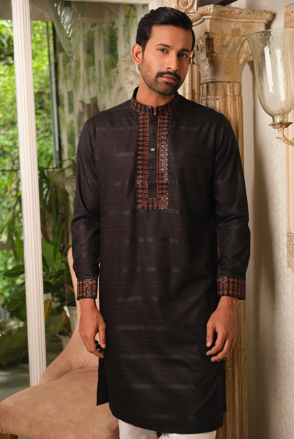 Premium Black Panjabi